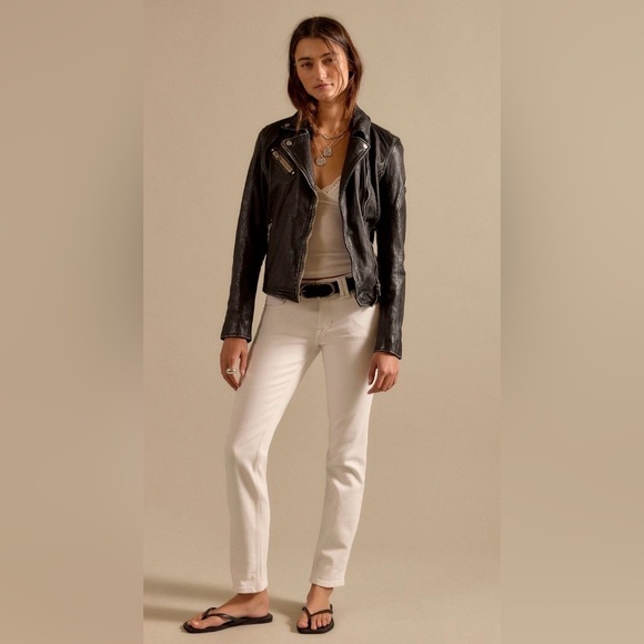 We The Free Denim - Oracle low-rise slim straight jeans NWT‎ optic white